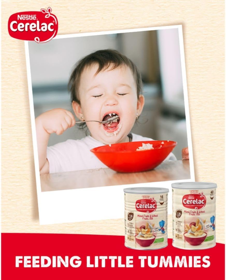 Cerelac Mixed Fruits & Wheat Infant Cereal with Milk - From 7 Months+ | 1 kg Powder 3