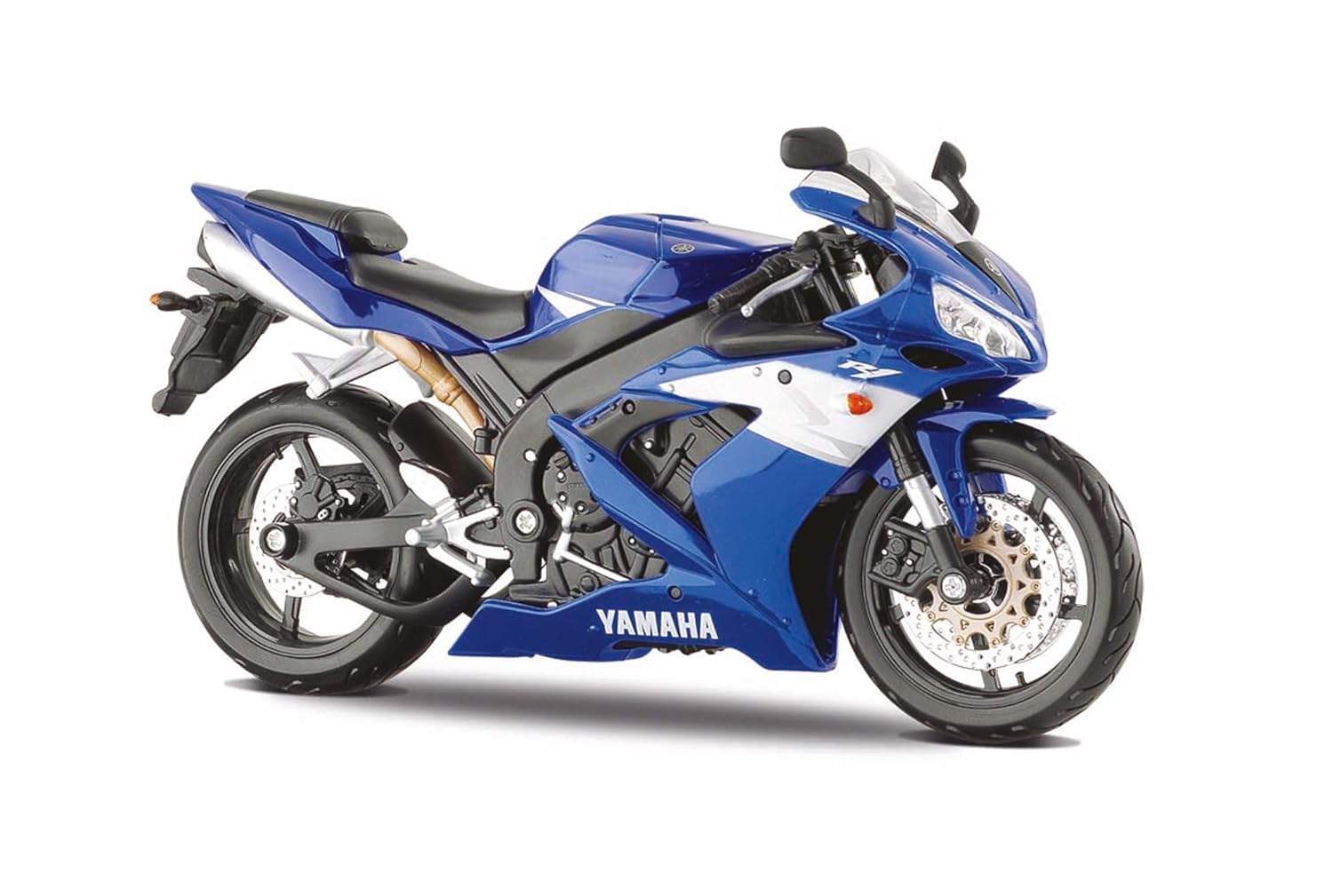 Maisto Yamaha YZF-R1 1:12 Scale Diecast Model Motorcycle | Articulated Steering