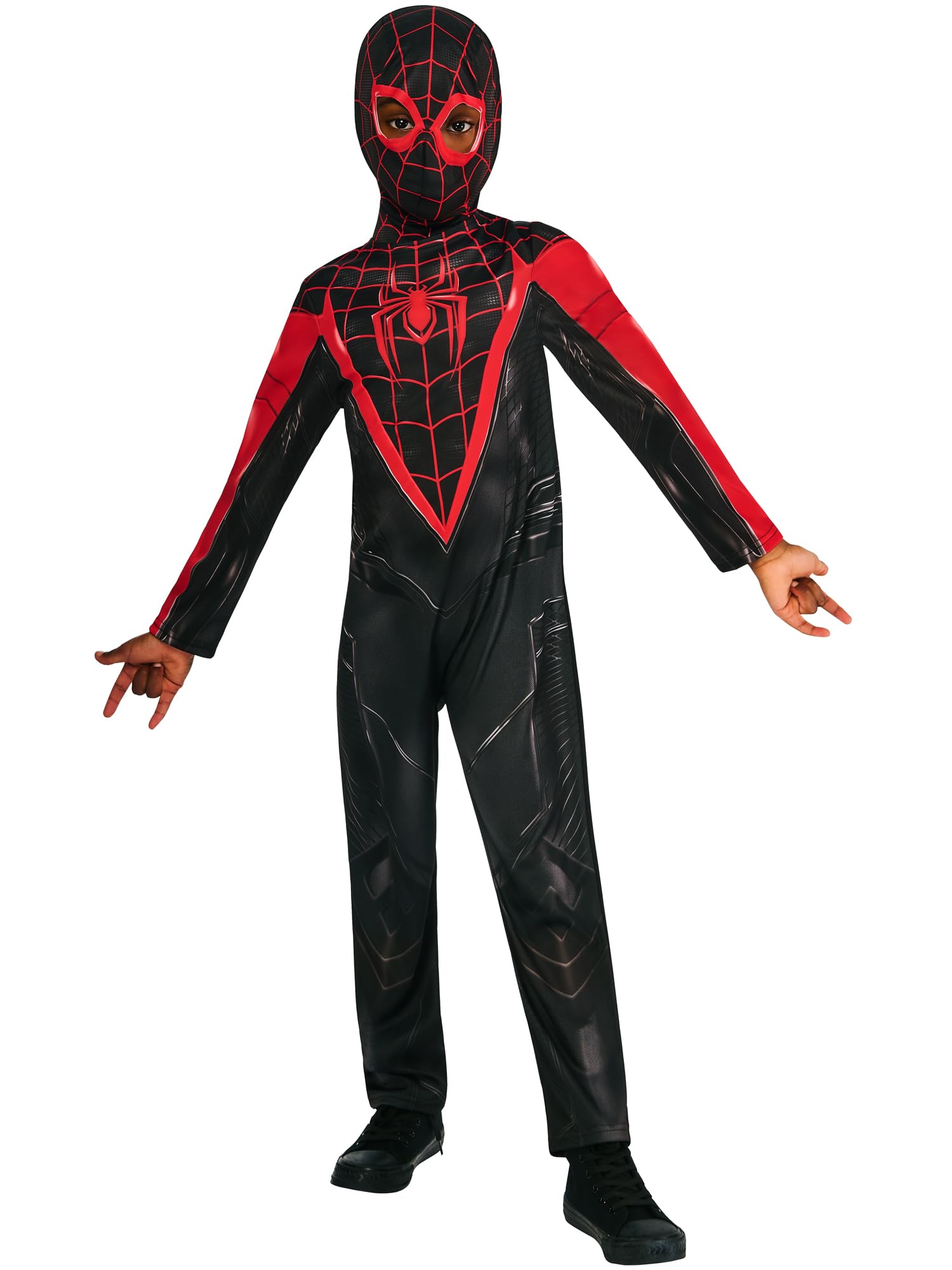 Rubies Spiderman Miles Morales Gamerverse Costume - Size 5-6 1