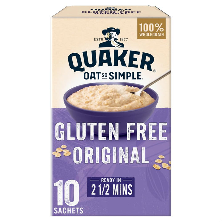 Quaker Oats So Simple Gluten Free Porridge Sachets, 10 x 35 g
