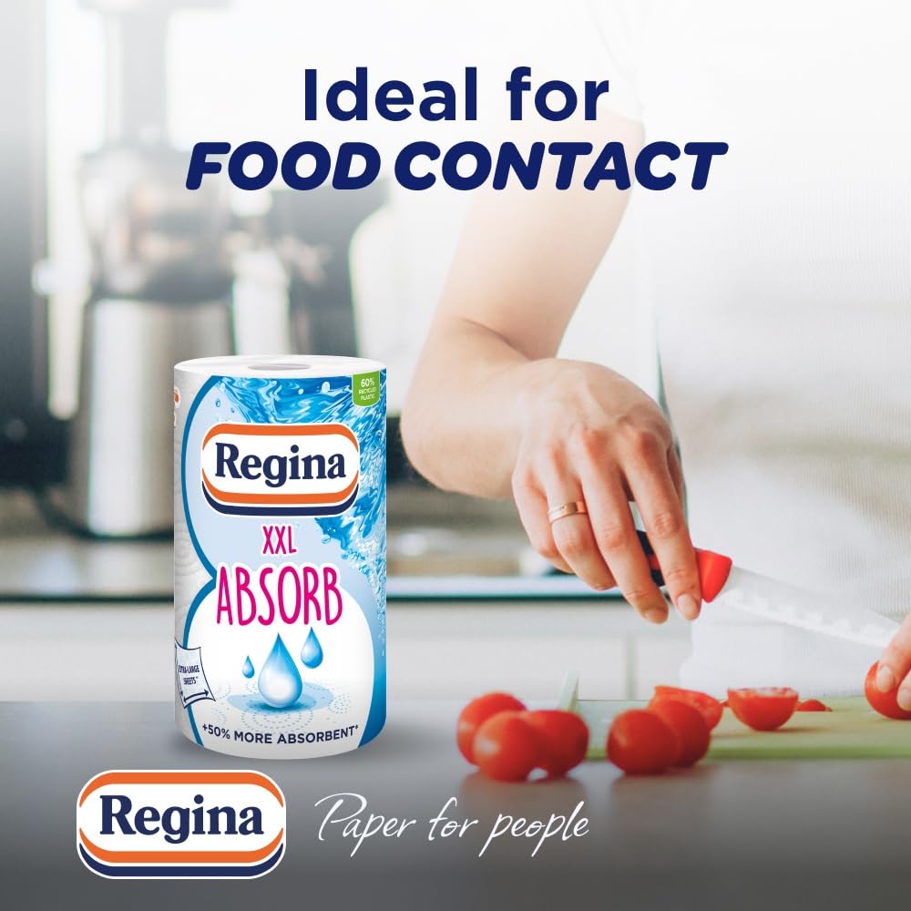Regina - XXL Absorb Kitchen Roll 6 Rolls | 75 Extra Large Sheets per Roll 4