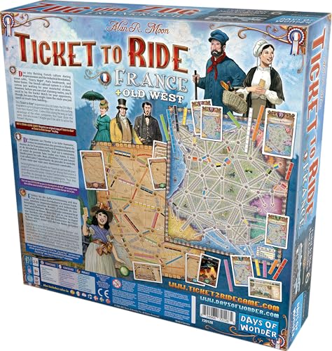 Days of Wonder Ticket to Ride Frankreich Brettspiel-Erweiterung 7