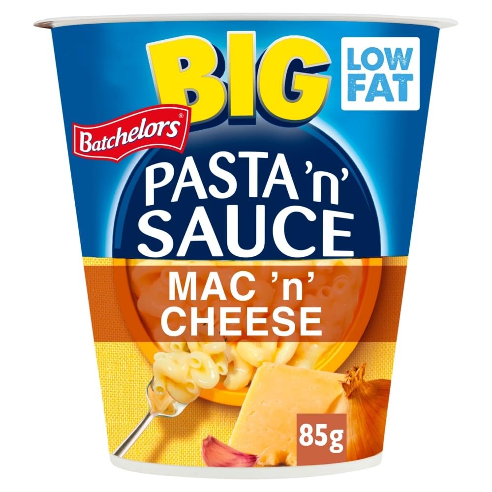 Batchelors Big Pasta 'n' Sauce Mac & Cheese Ready Meal Pot - 85 g (Pack of 4) | Vegetarian 2