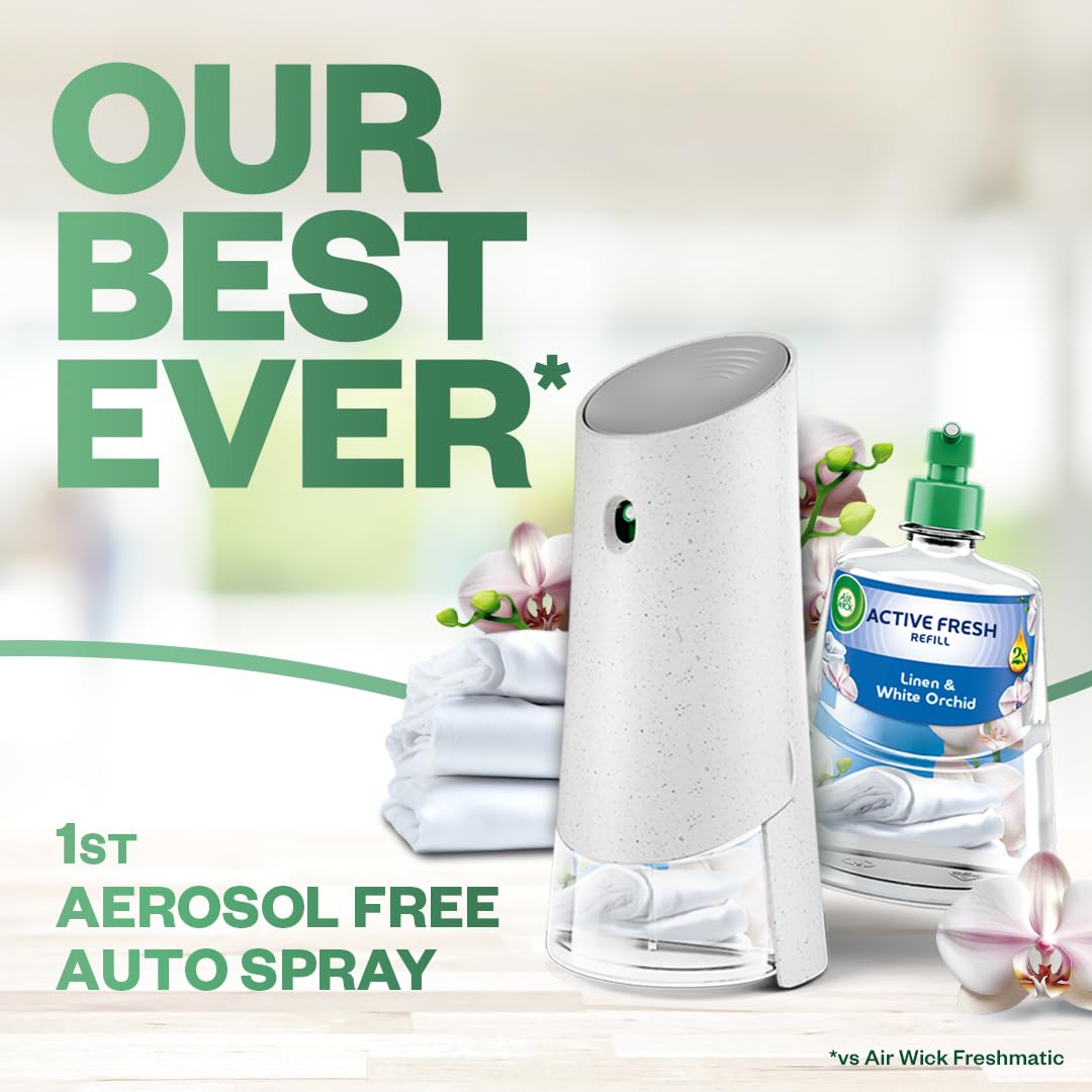 Air Wick - Linen & White Orchid Aerosol-Free Automatic Spray Refill 228ml