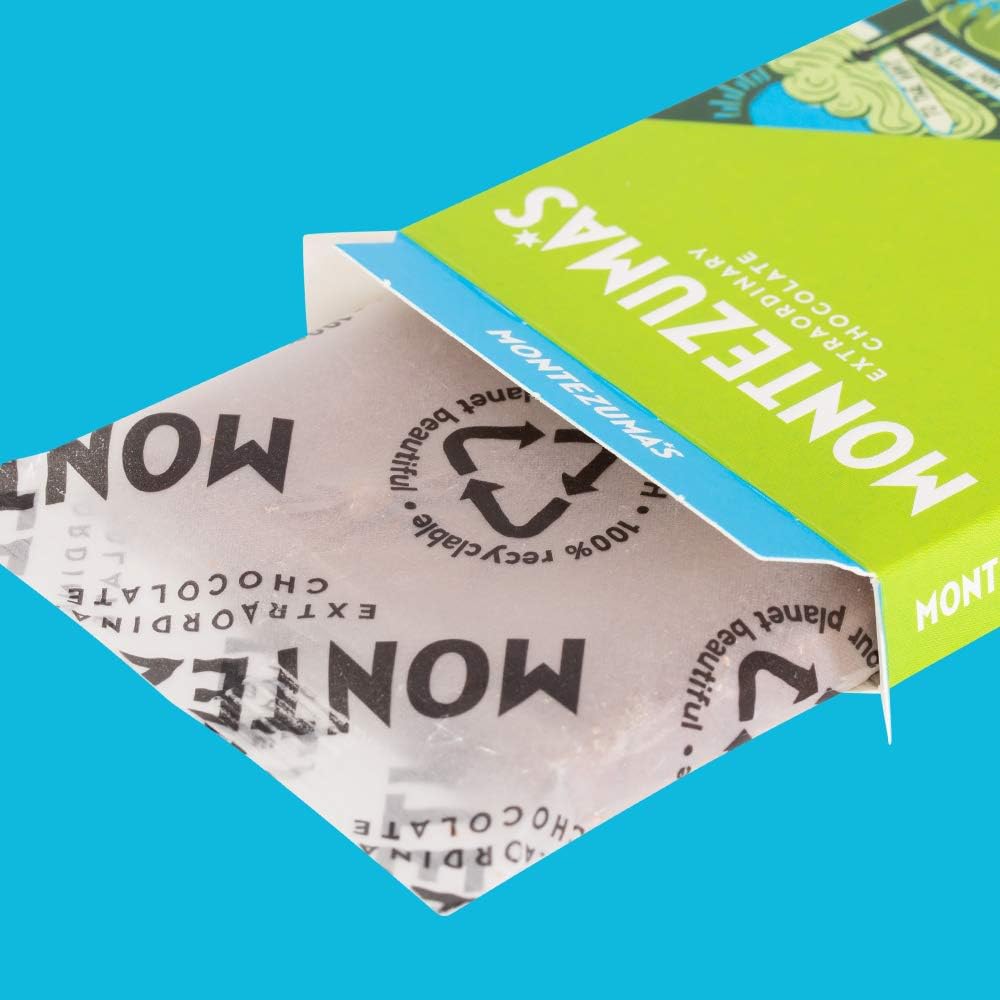 Montezuma - Sea Dog 70% Cocoa Dark Chocolate with Sea Salt & Lime, Vegan Gluten-Free Bar 6