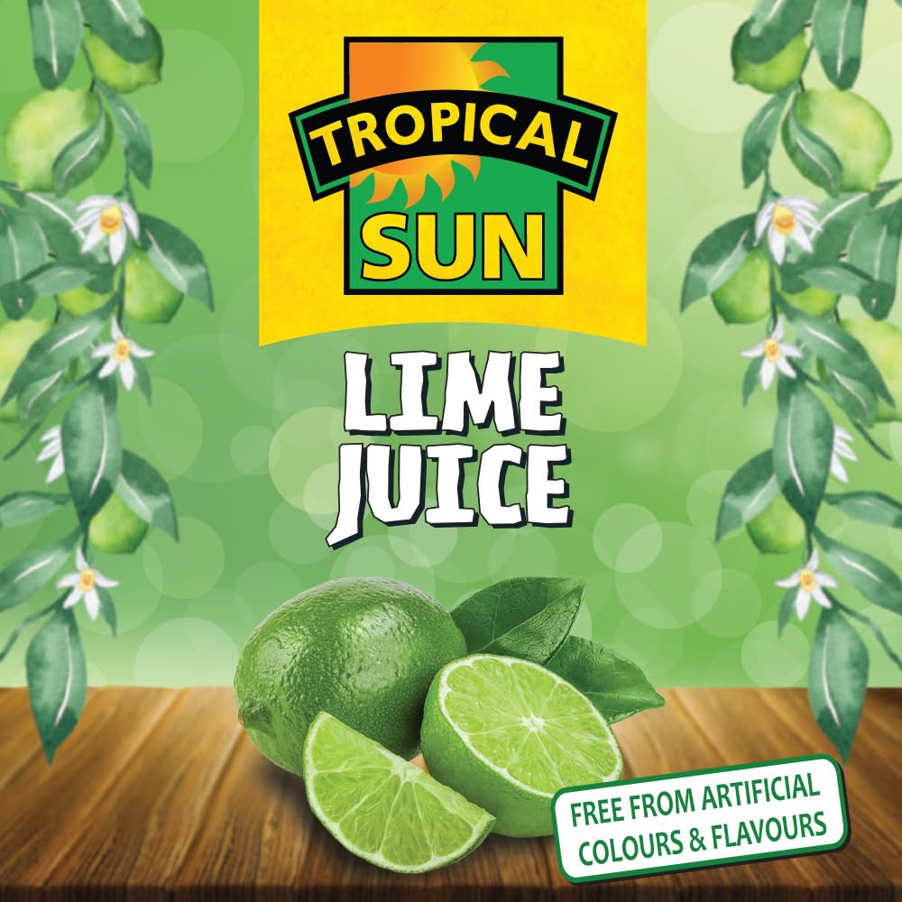 Tropical Sun - 100% Pure Lime Juice, 1L (Pack of 1)