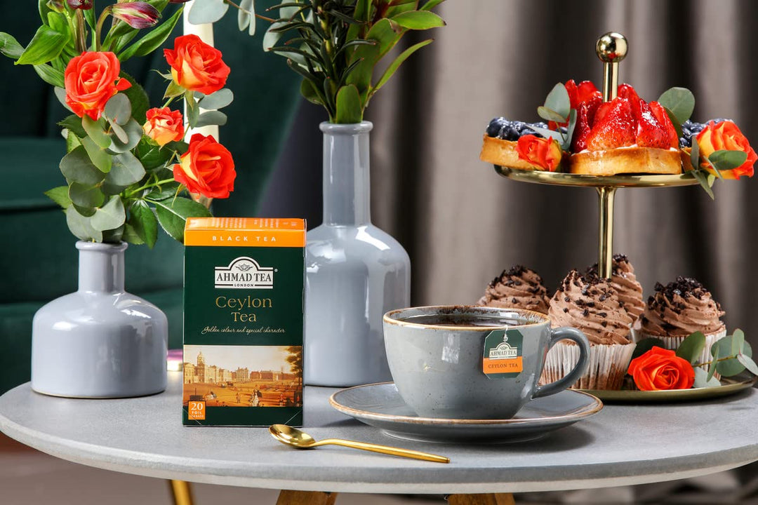 Ahmad Tea Ceylon Black Tea | 20 Individually Foil-Wrapped Teabags
