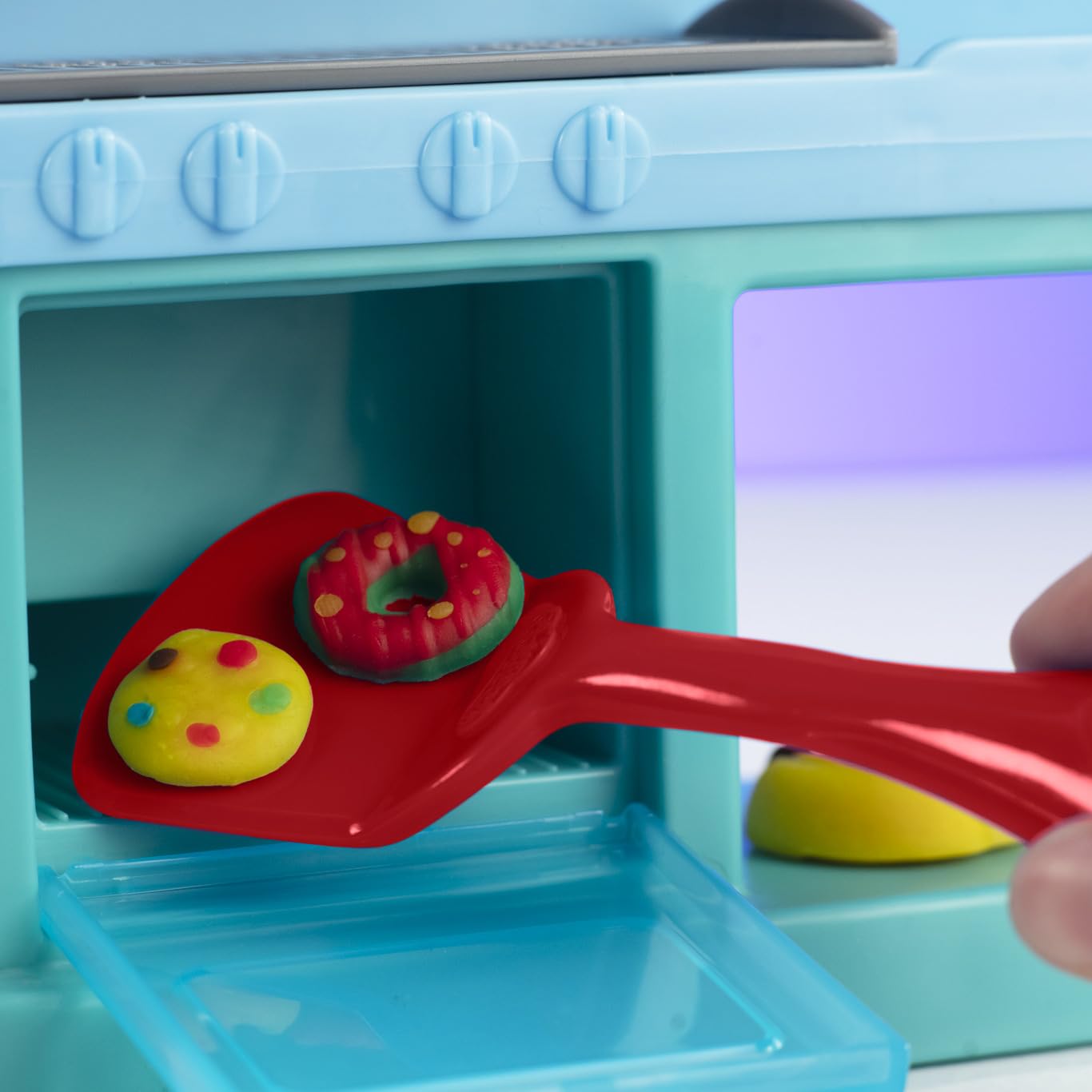 Play-Doh Kitchen Creations Busy Chef's Restaurant Playset - 2-Sided Pretend Play Kitchen for Ages 3+ 3