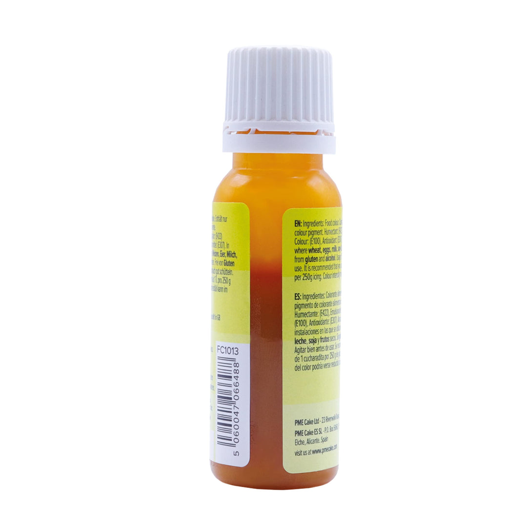 PME Natural Liquid Food Colouring - Lemon Yellow 25ml