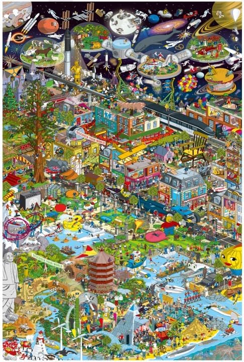 Ravensburger Guinness World Records 2000 Piece Jigsaw Puzzle - Panoramic Puzzle for Adults & Kids 12+ 2