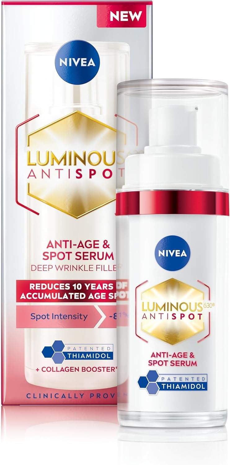 NIVEA Luminous 630 Anti Dark-Spot & Anti-Age Serum - Reduces Dark Spots & Wrinkles | 30ml