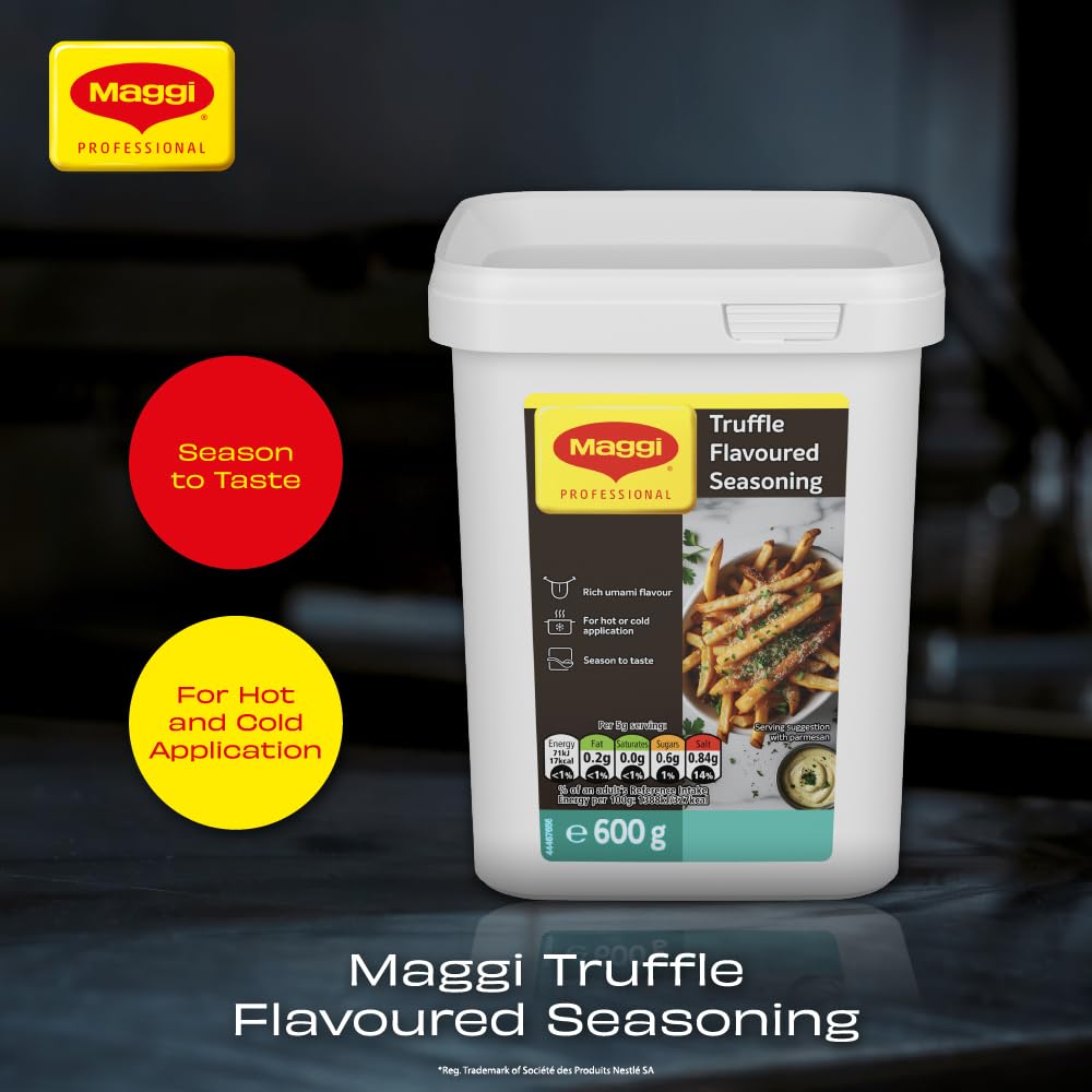 MAGGI Truffle Flavoured Seasoning Powder - Rich & Earthy Aroma | 600g Tub 5