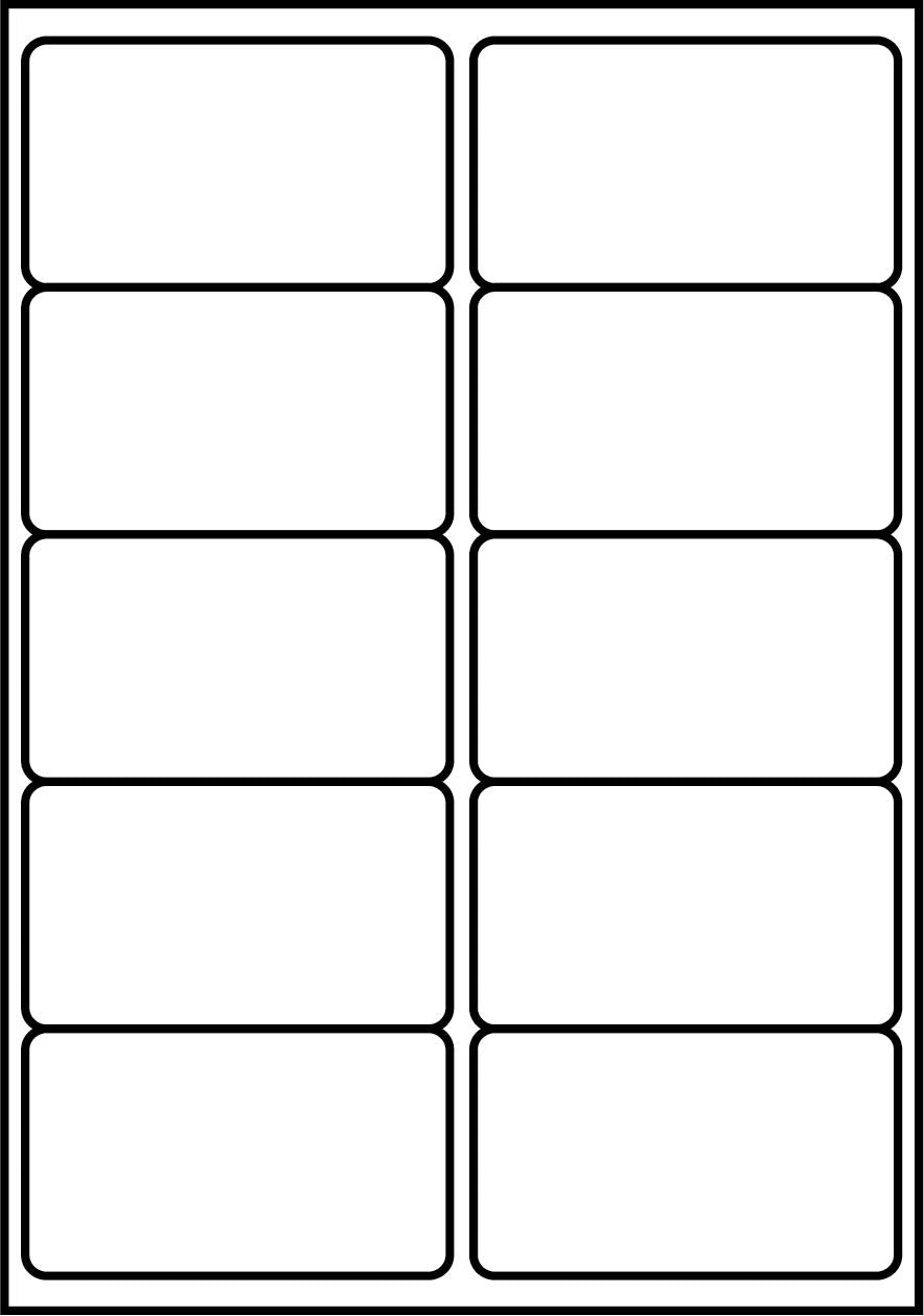 SmithPackaging A4 Self Adhesive Address Labels, 10 Labels Per Sheet, 100 Sheets, 1000 Labels Total 1