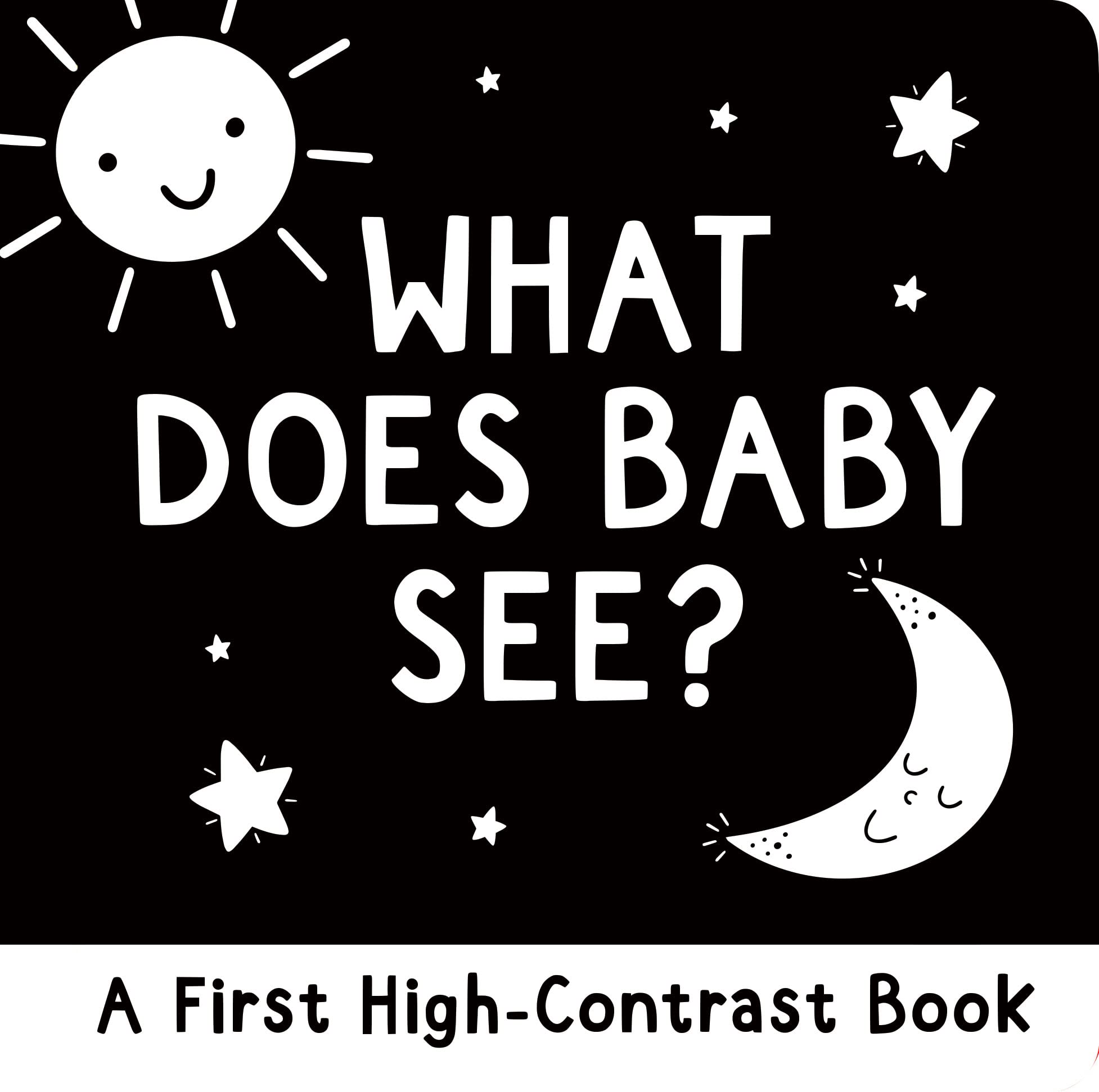 Peter Pauper Press What Does Baby See? High-Contrast Board Book for Early Learning | Ages 0+ 2