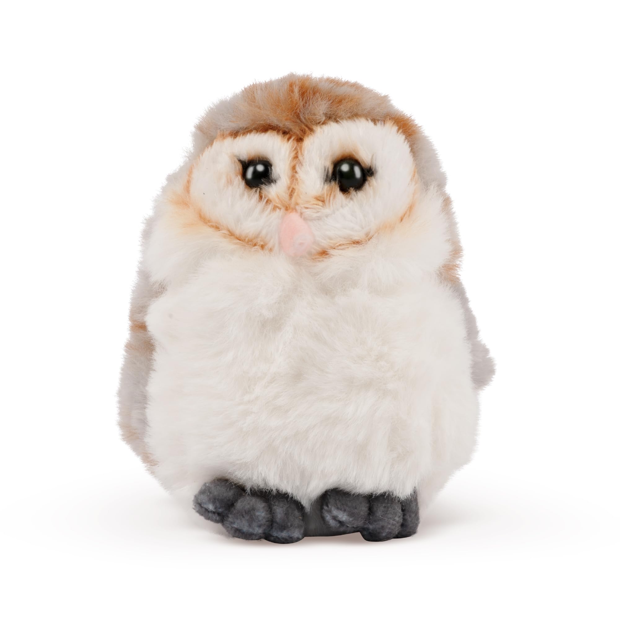 Living Nature Little Barn Owl Plush Toy - Realistic, Eco-Friendly, 0+ Ages 1
