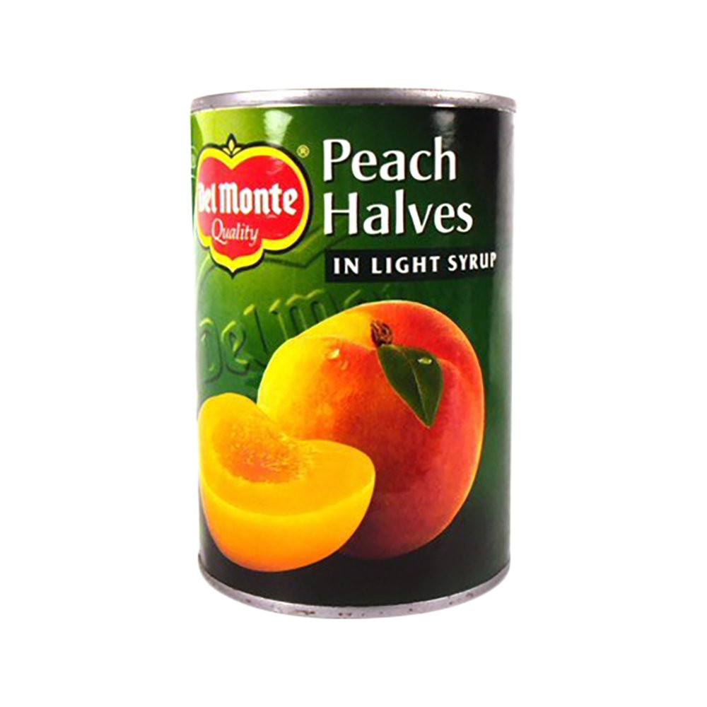 Del Monte Peach Halves in Light Syrup | 420g Can | Fat & Preservative Free 1