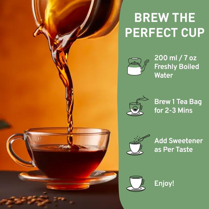 HANDPICK Earl Grey Black Tea Bags (100 Count) - 100% Pure Assam Tea with Bergamot Extract, Citrus Flavor, Brew Hot or Iced
