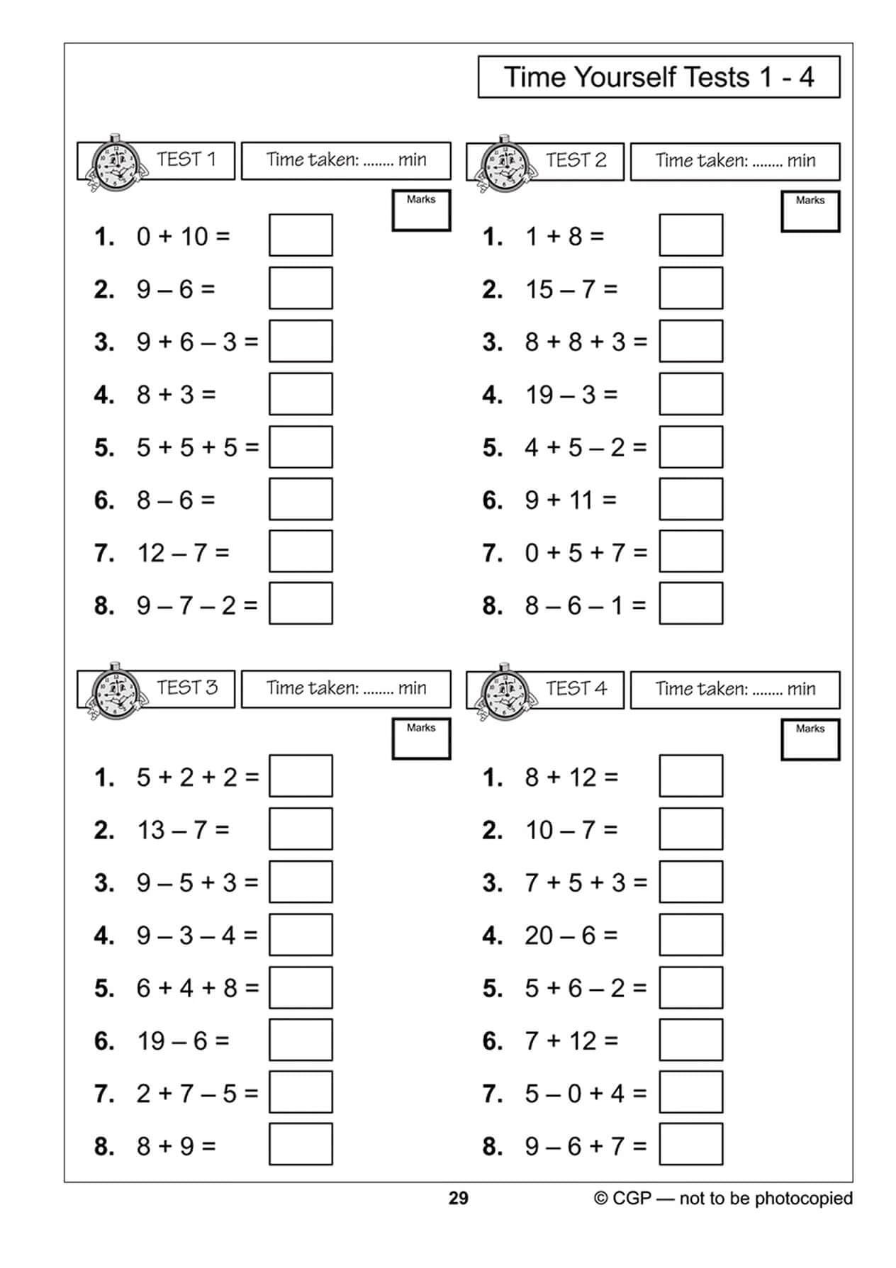 CGP KS1 Mental Maths Workout - Year 2 Study Aid | Ages 5-7 | Paperback 4