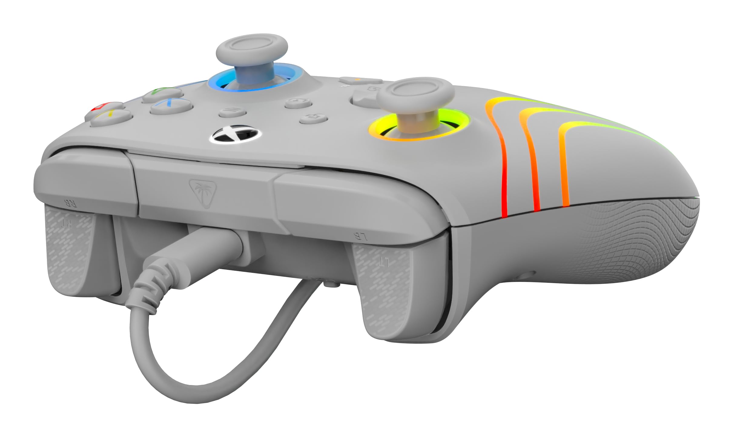 Turtle Beach Afterglow Wave Grauer kabelgebundener RGB-Gaming-Controller für Xbox &amp; PC 4