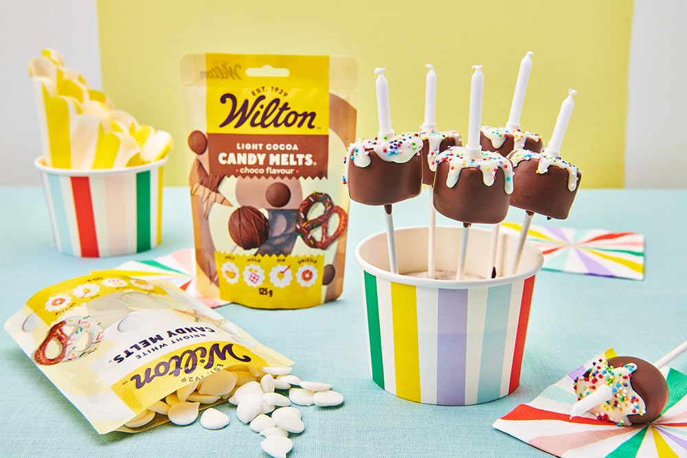Wilton Candy Melts Yellow - Easy-Melt Sweet Creamy Flavour for Dipping & Molding | 125g 3