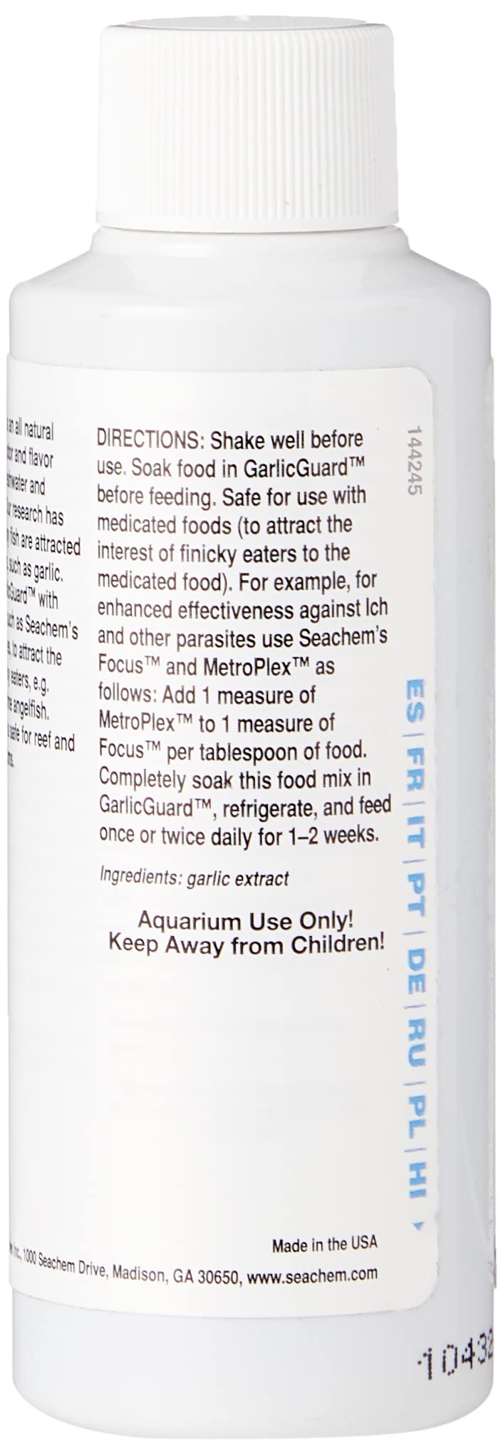 Seachem Garlic Guard Water Treatment - Concentrated Appetite Enhancer | 100 ml Liquid 3