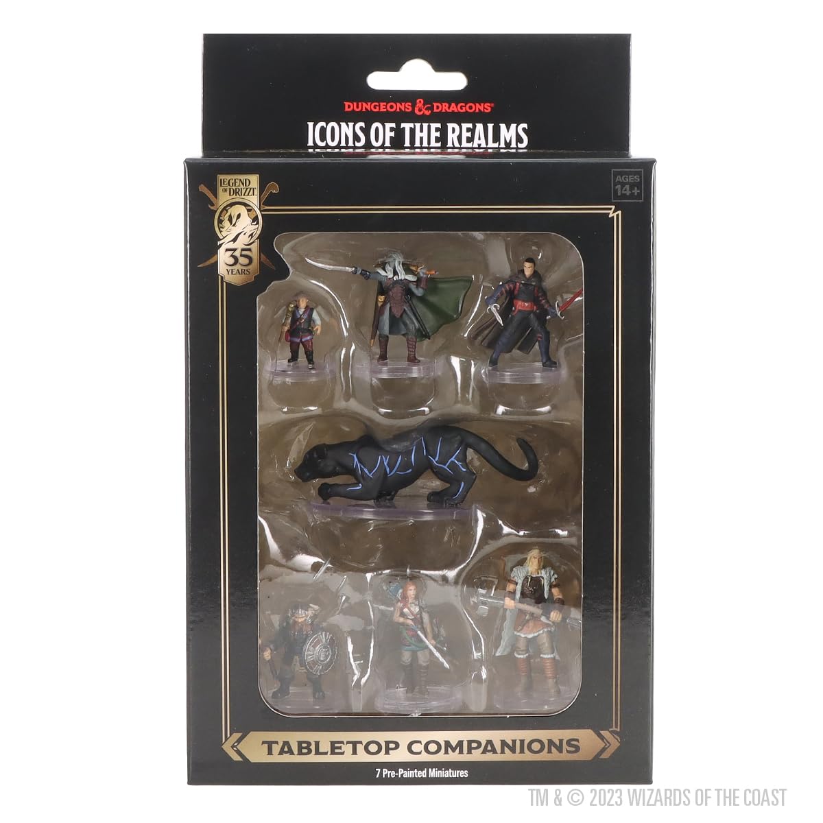 Wizkids D&amp;D The Legend of Drizzt 35. Jubiläums-Miniaturen, vorbemalte Tabletop-Begleiter, Box-Set 10