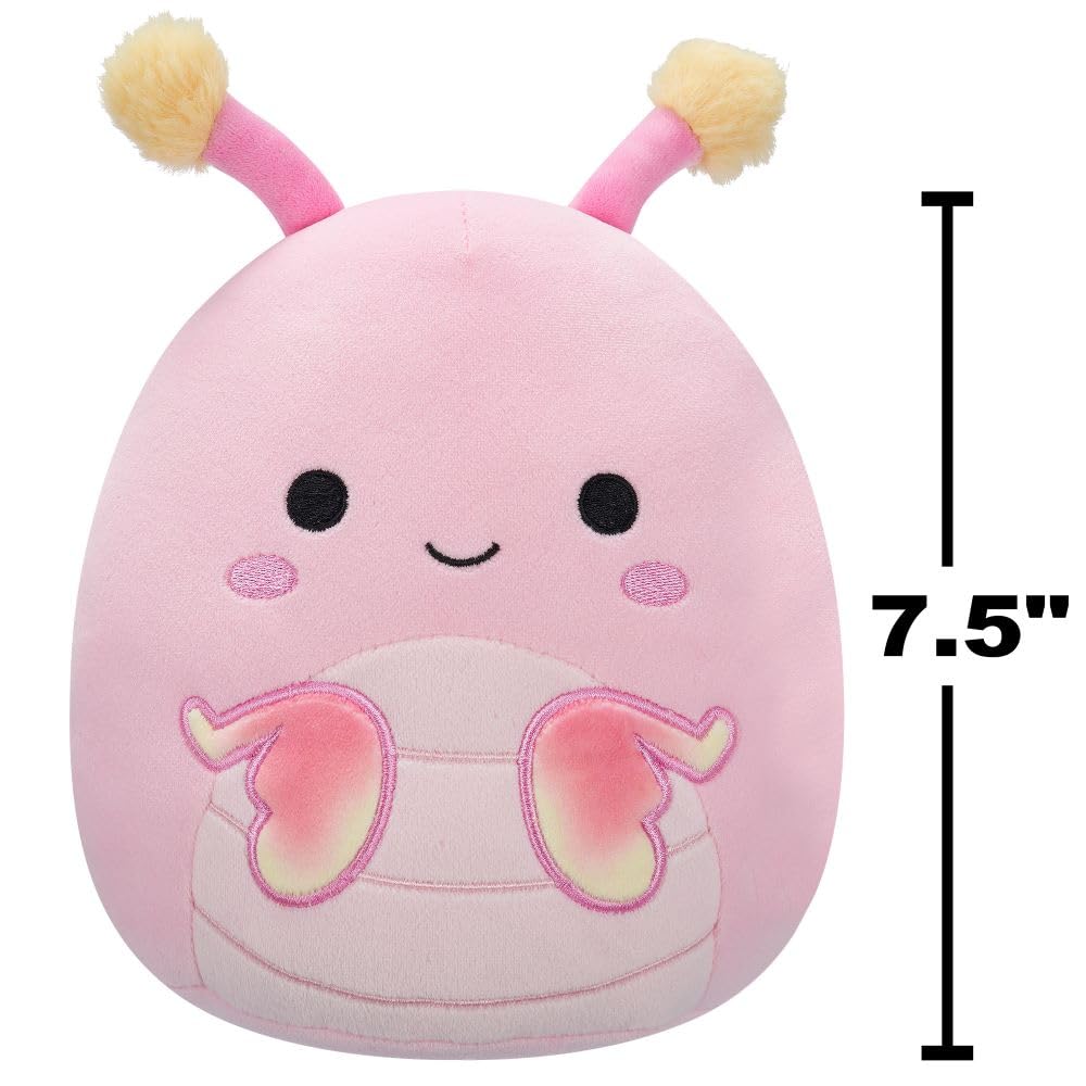 Squishmallows Guinevere the Pink Orchid Mantis Plush - 7.5 Inch Soft Stuffed Animal
