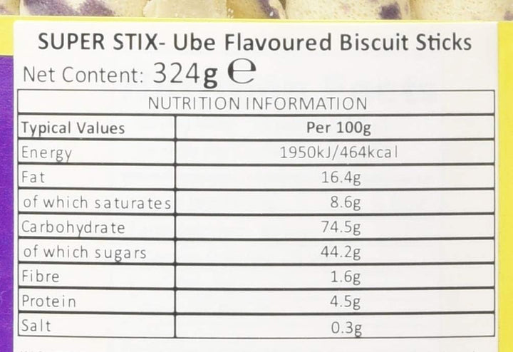 Super Stix Ube Flavour Wafer Stick with Super Dots 324g