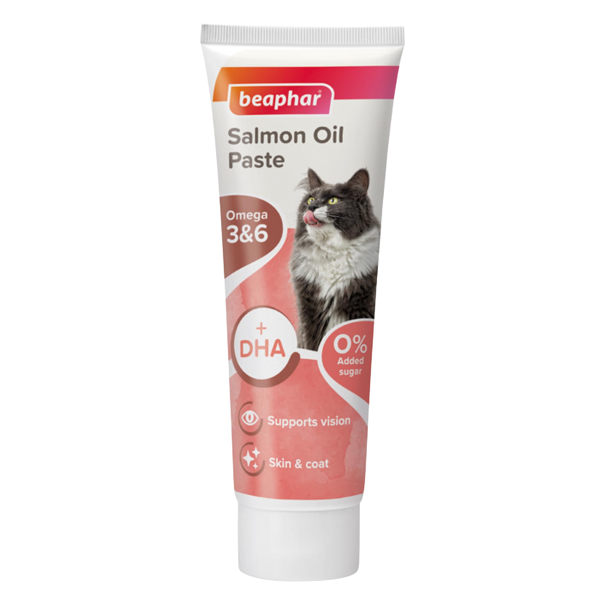 Beaphar Salmon Oil Paste for Cats - Glossy Coat & Healthy Vision Support | 100g