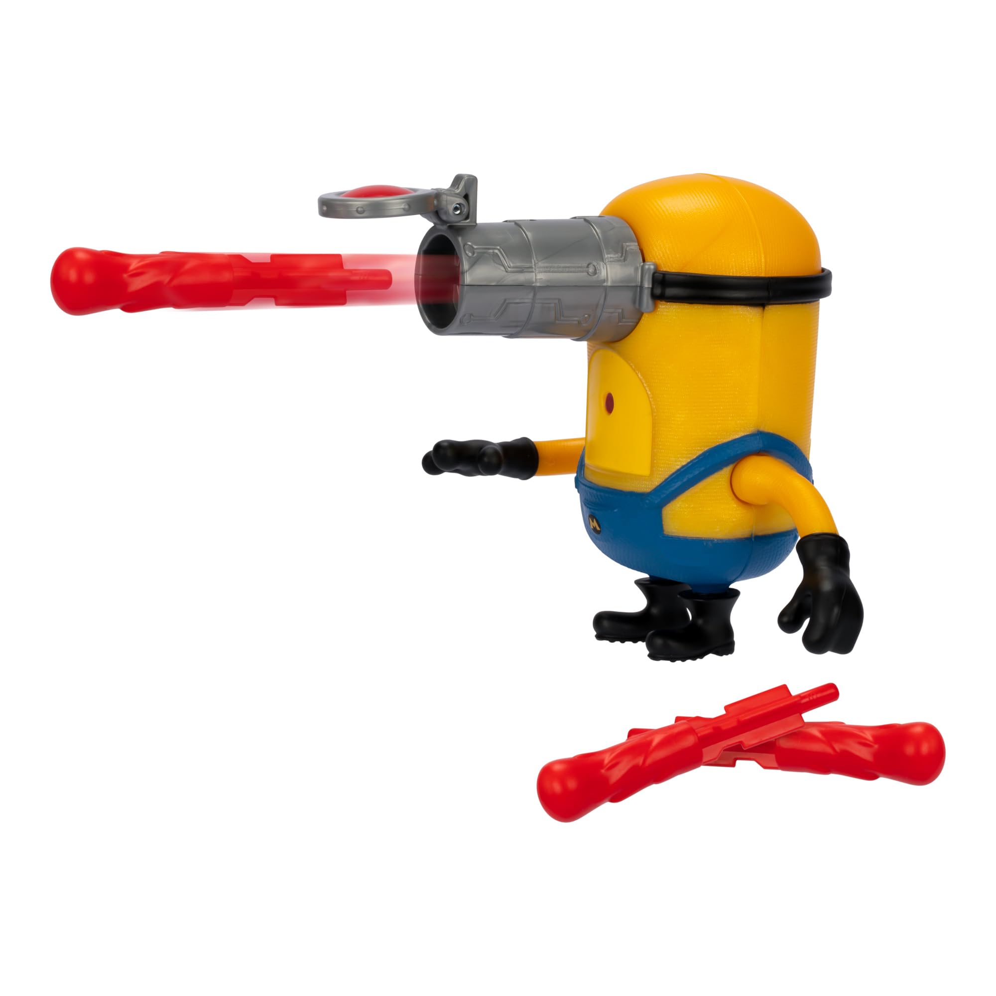 MINIONS Launch & Blast Mega Minion Mel Action Figure - Push-Activated Blaster Play Feature 10