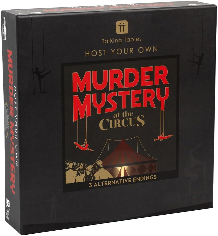 Talking Tables Circus Themed Murder Mystery Game for 5-12 Players