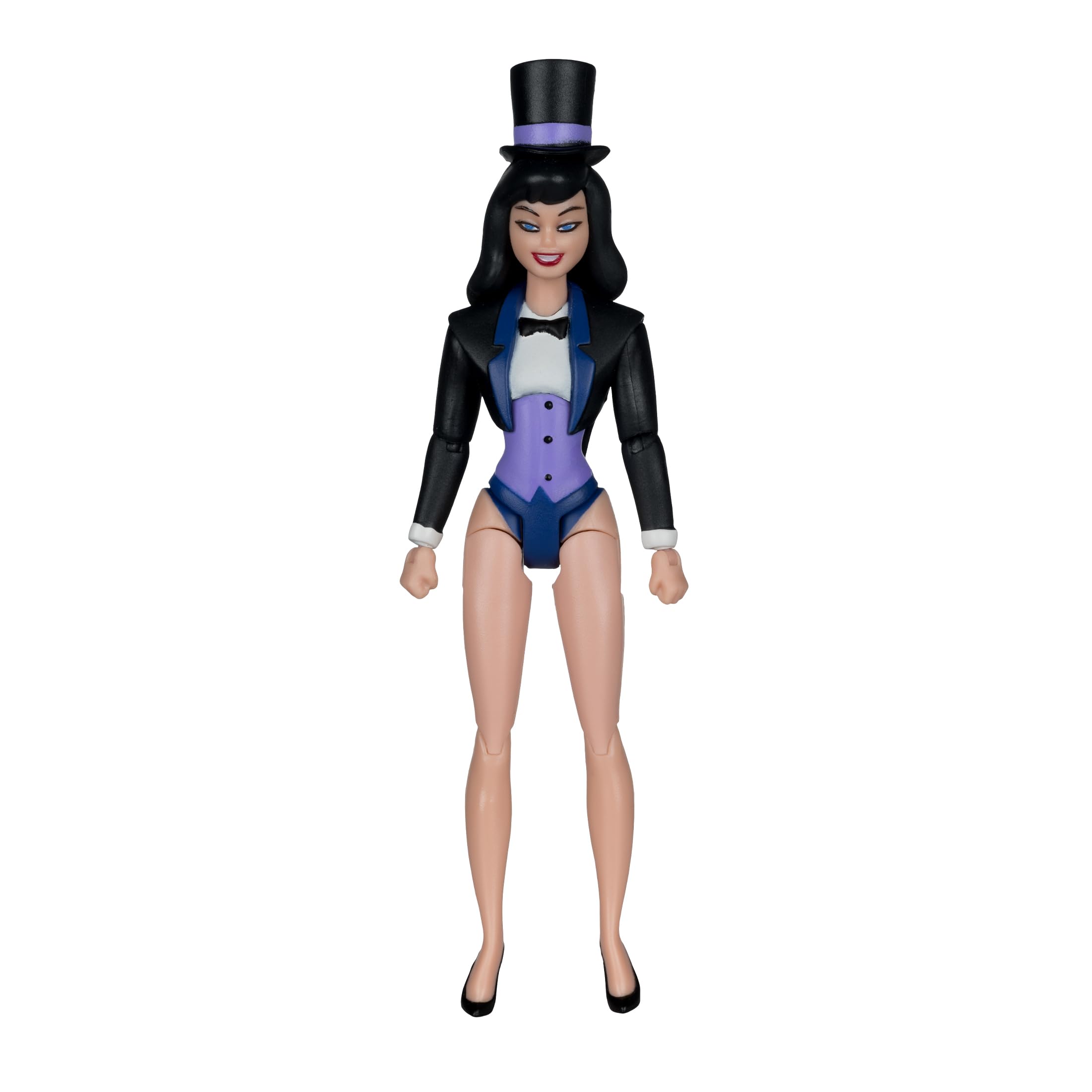 McFarlane Batman: The Animated Series Zatanna 6in Action Figure | Includes Clock King BAF Piece