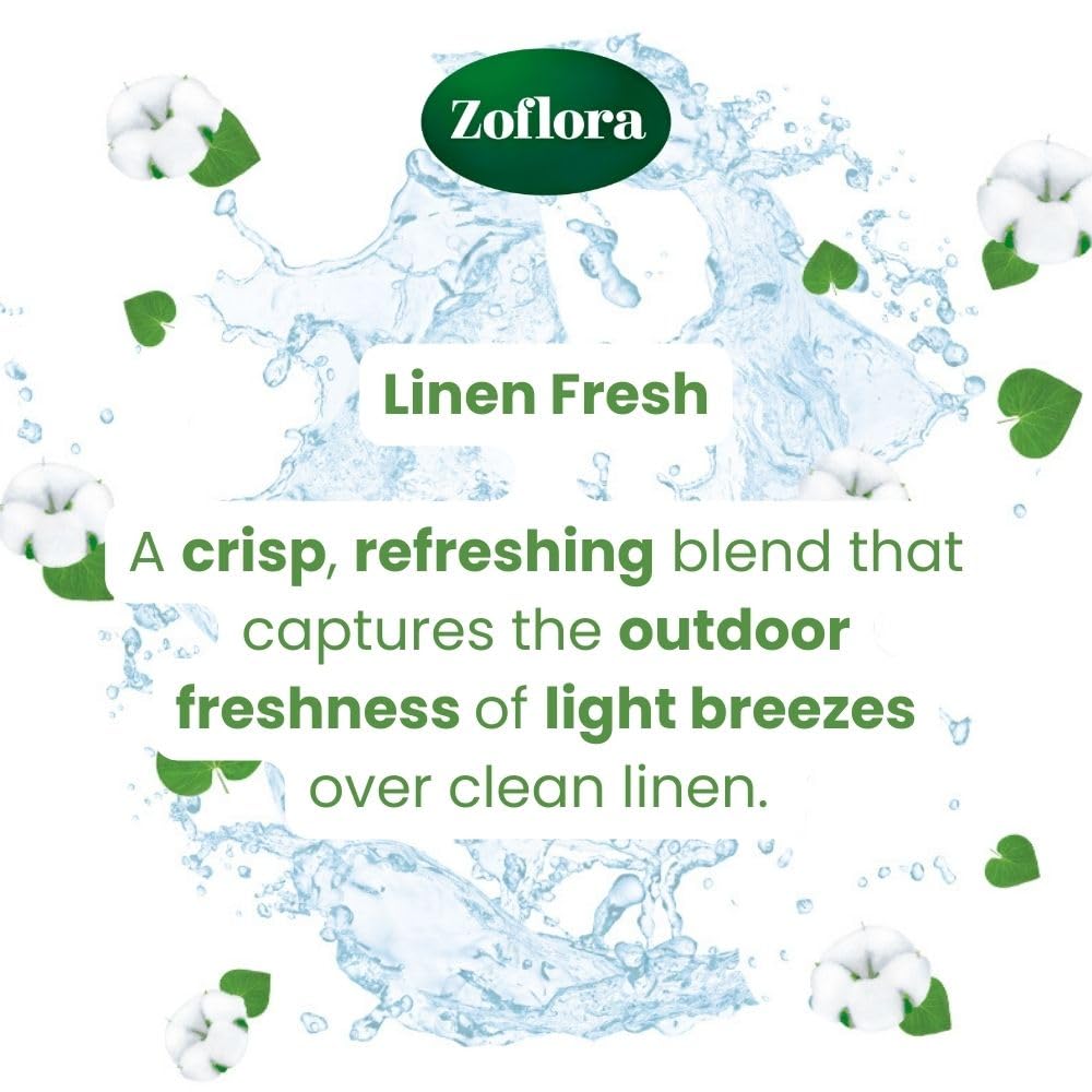 Zoflora Linen Fresh Carpet Freshener & Care Foam, 600ml - Carpet Cleaner with Deep Clean Action & Odor Elimination 3