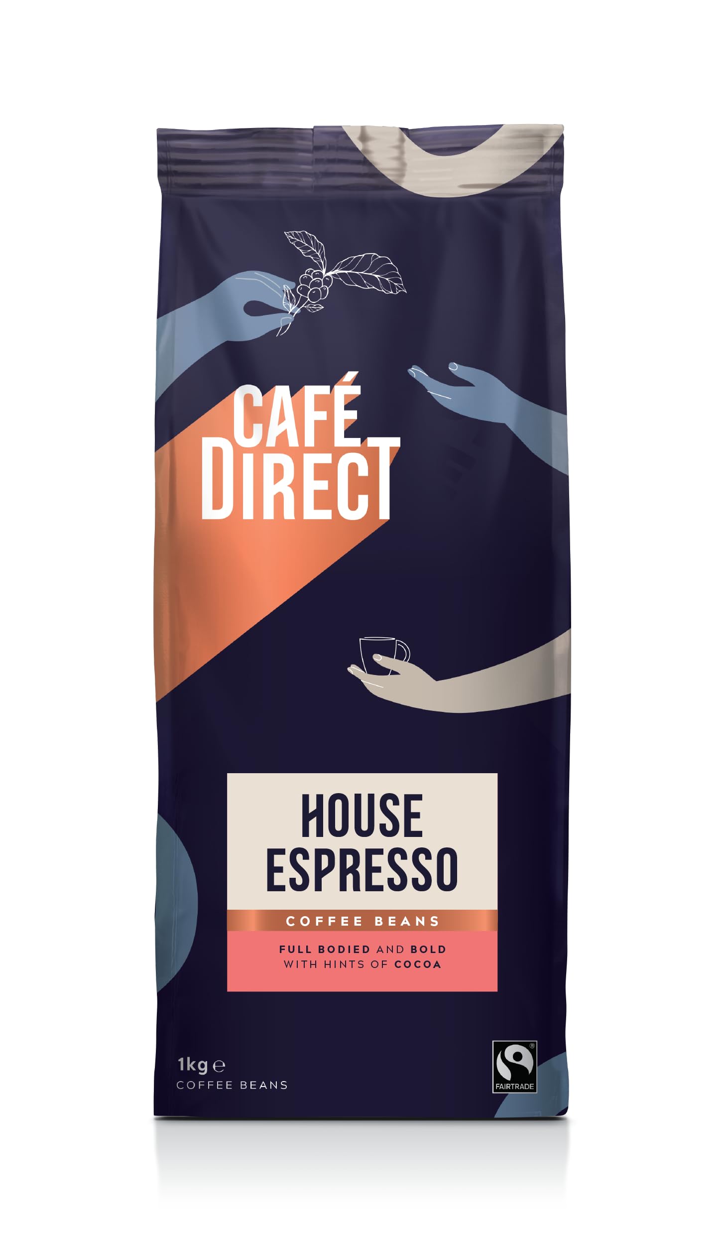 Café Direct Familia Espresso Italian Style Coffee Beans - Dark Roast | 1 kg Whole Bean 1