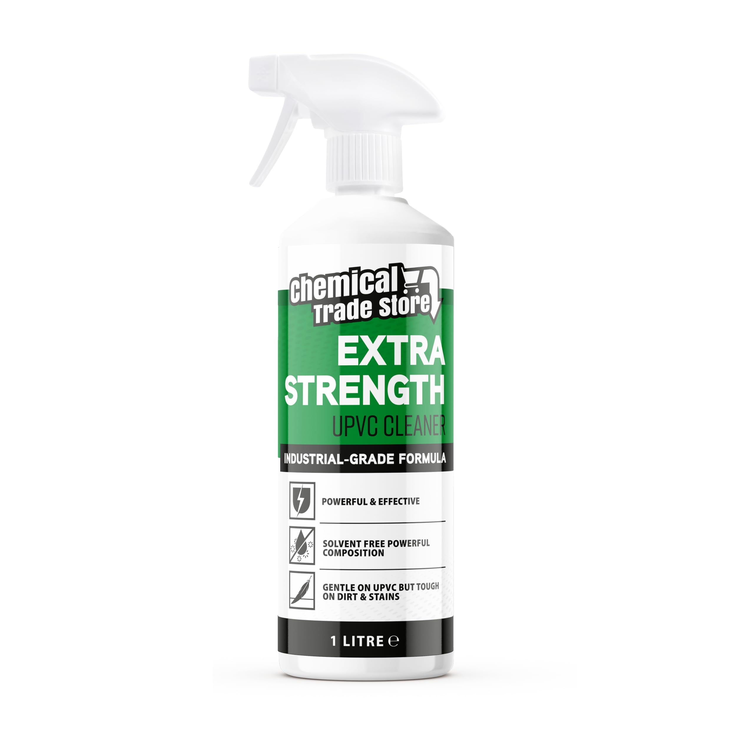 Chemical Trade Store UPVC Cleaner - Industrial Strength for Doors, Windows, Plastic | 1L Liquid