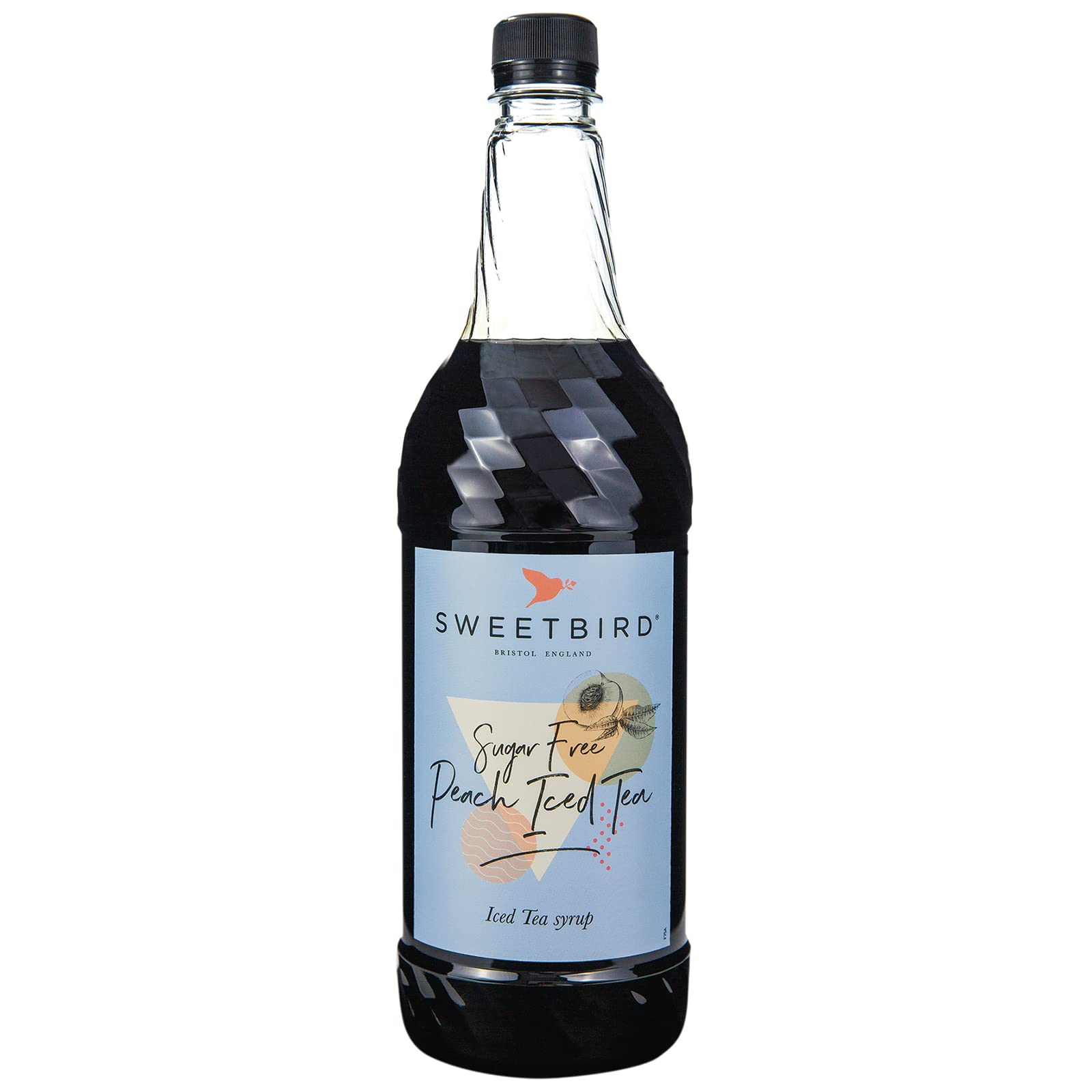 Sweetbird Sugar Free Peach Iced Tea Syrup - Vegan Friendly | 1 Litre