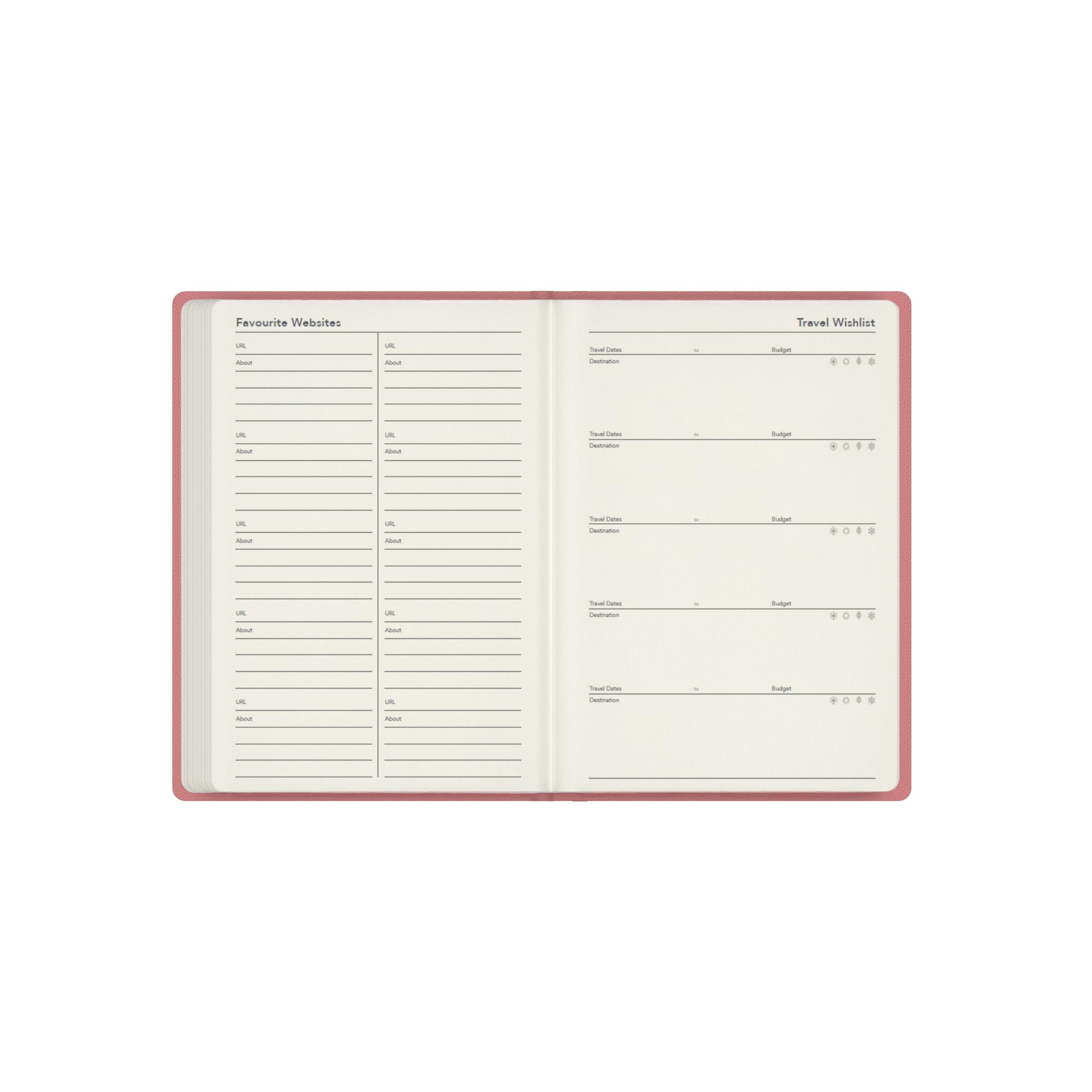 Collins 2026-2027 Academic Year Planner - 13 Month A6 Week-to-View Diary | Hardcover | Teal 4