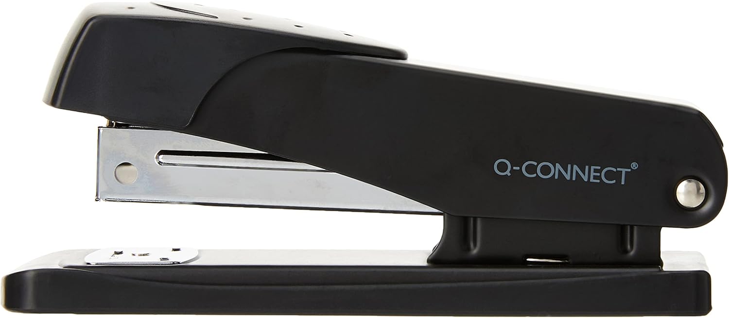 Q-Connect Metal Half Strip Stapler KF01044 - Black