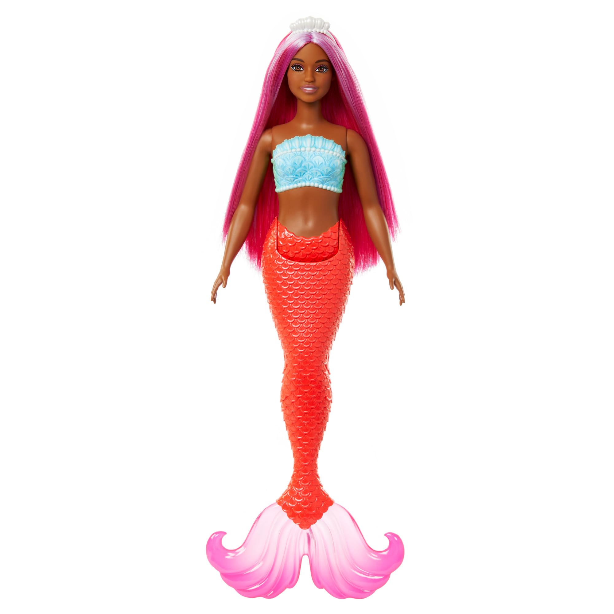 Barbie Mermaid Doll with Magenta Fantasy Hair - Fantasy Accessories | 12.75 Inch | Plastic 1