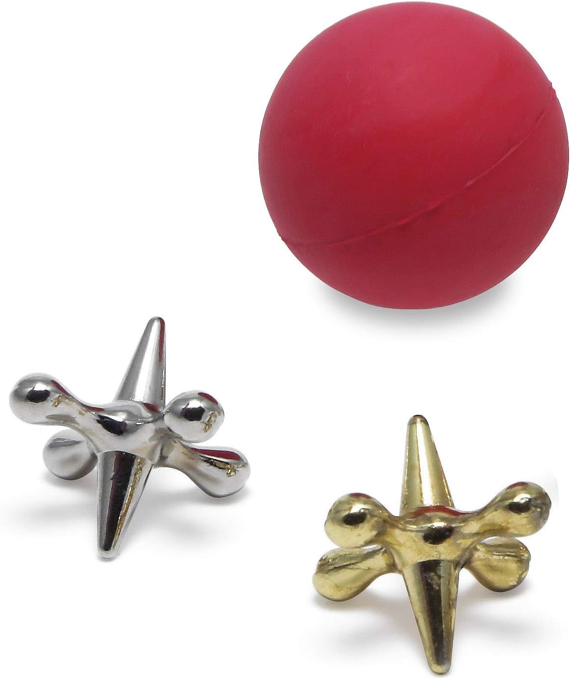 Toyrific Jacks Classic Metal Game Set with 9 Pieces and Ball 2