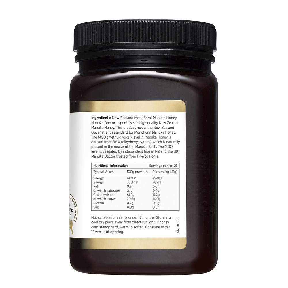 Manuka Doctor 140 MGO Manuka Honey - 100% New Zealand Certified | 500g Jar 3