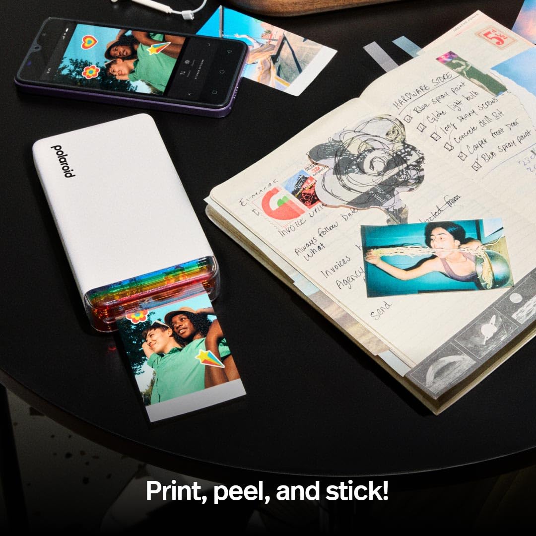 Polaroid Hi·Print 2x3 Photo Paper Cartridges - 20 Sheets, Sticky-Back, Glossy Finish 6