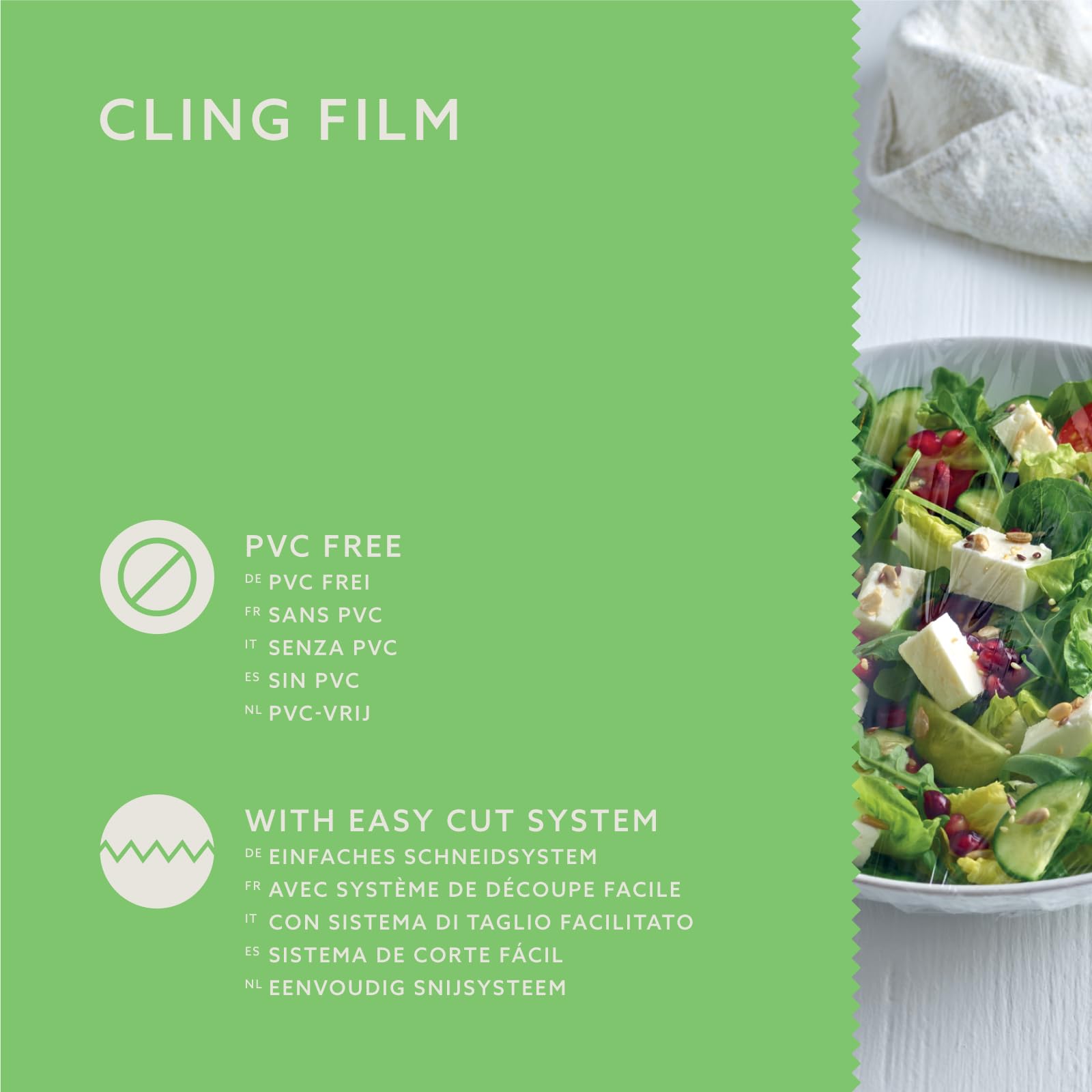 by Amazon Cling Film, 75m x 29cm - Extra Strong PVC-Free Food Wrap 2