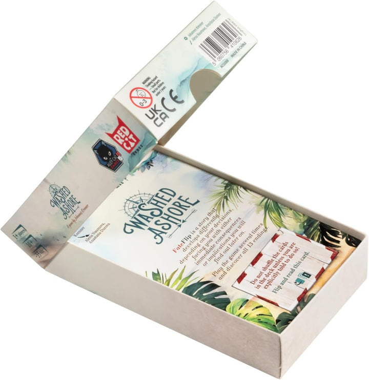 Alley Cat Games Washed Ashore Card Based Choose Your Own Adventure Game