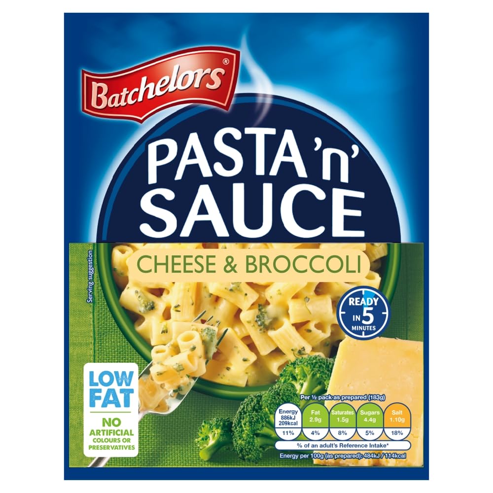 Batchelors Pasta 'n' Sauce Cheese & Broccoli Ready Meal, 99g Packet (7 Count) 2