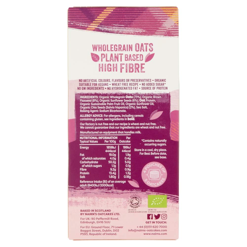 Nairn's Super Seeded Oatcakes - High Fibre, Vegan Friendly | 200 g 2