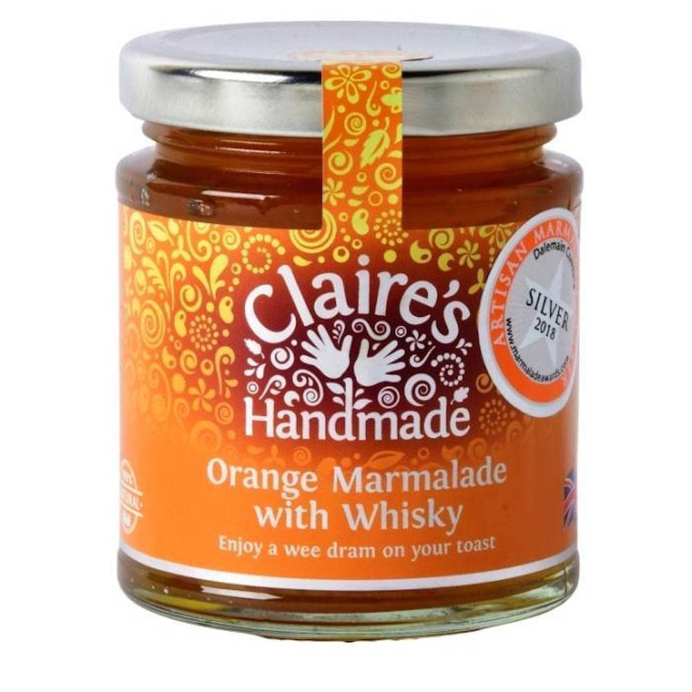 Claire's handgemachte Orangenmarmelade mit Whisky (227 g) – preisgekrönt 10