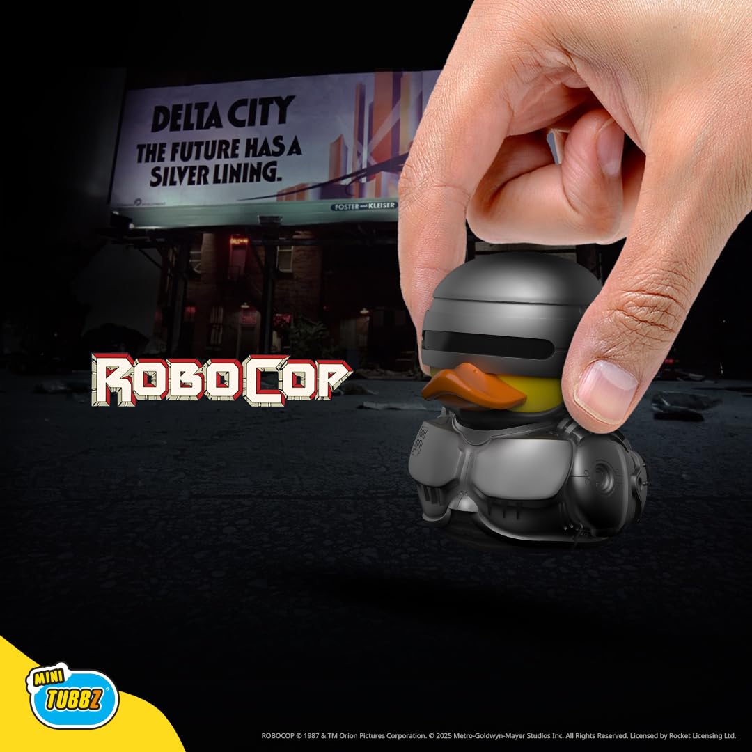 TUBBZ Mini Robocop Cosplaying Rubber Duck Vinyl Figure - Approx 5cm/2 Inches Tall 6