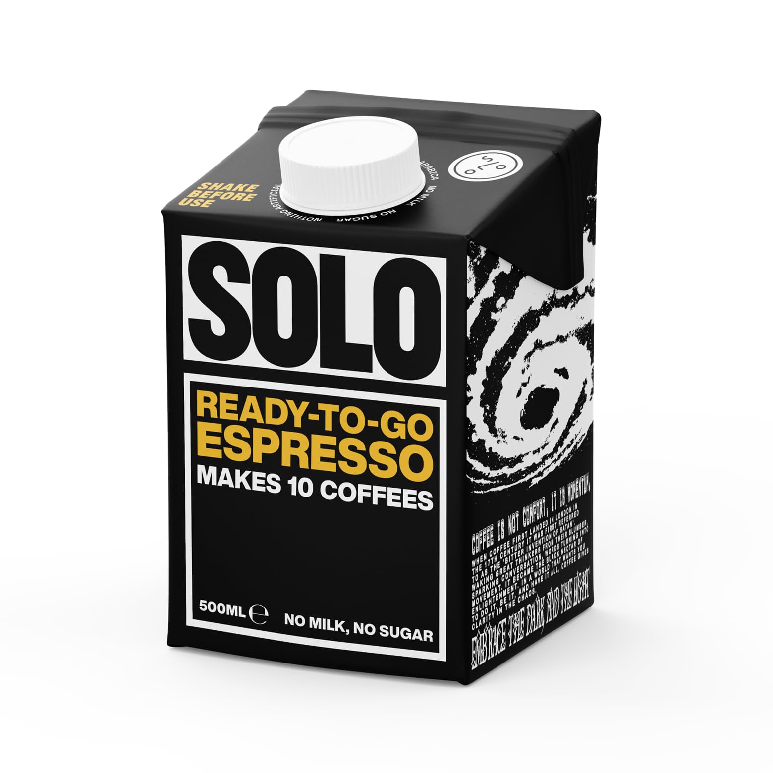 Solo Coffee Ready-To-Go Espresso Concentrate - Makes 10 Coffees | 500ml Liquid 1