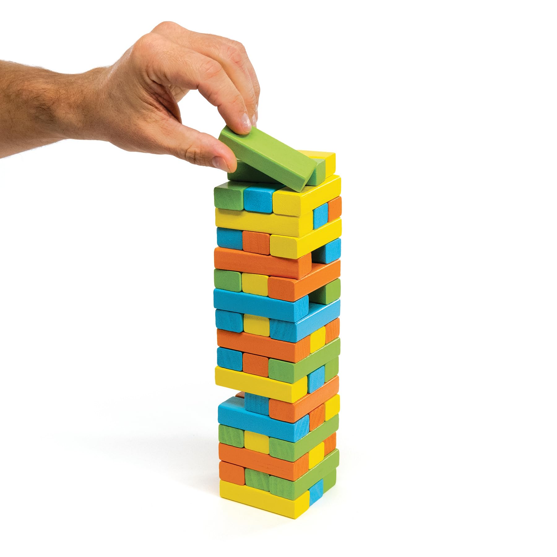 Outset Media Obey The Block - Traditional Wooden Tumbling Tower Game | 48 Blocks | Ages 8+ 5